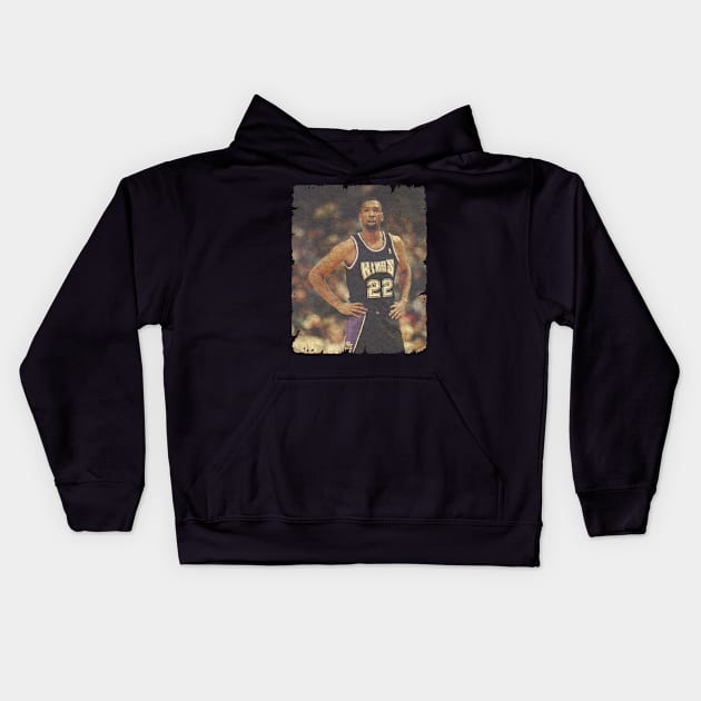 Give it Up For The L-TRAIN, La Salle Legend Lionel Simmons! Kids Hoodie by Wendyshopart